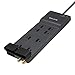 Belkin Surge Protector Power Strip, 8 AC Multiple Plug Outlet w/ 12ft Heavy-Duty Extension Cord, UL-listed Outlet Extender w/ Flat Plug for Home, Office, Computer Charging - 3,550 Joules of Protection