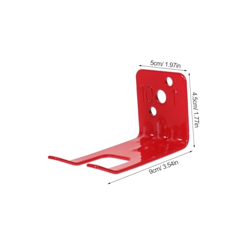 Ganchos De Pared Para Extintor PRETYZOOM de 4 piezas en hierro con diseño moderno 2