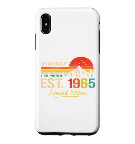 Vintage Est 1965 Limited Edition Classic 1965 Men and Women �X�}�z�P�[�X iPhone XS Max �p