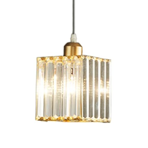 E27 Screw Ceiling Lighting Fixtures,Creative Imitation Crystal Glass Hanging Lamp Lampshade,French Minimalist Style Chandelier,Hotel Restaurant Bar Decoration Pendant Light Selfless dedication
