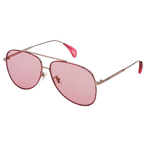 Police Spl934 Sunglasses, 2A8X, 60 Unisex