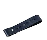 BMW Motorrad Porte clés en cuir bleu marine avec logo, accessoire original pour moto