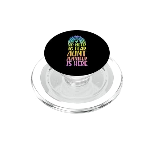 PopGrip pour MagSafe Tante Jennifer support téléphone Rainbow arc-en-ciel