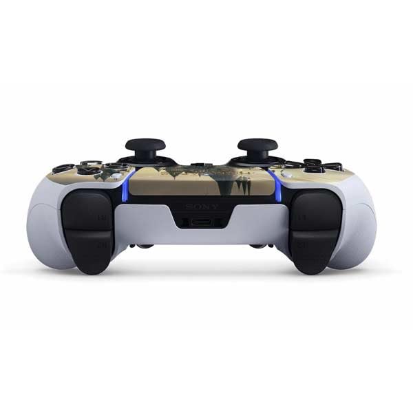 Skinit Decal Gaming Skin Compatible with PS5 DualSense Edge Pro Controller - Officially Licensed Wizarding World Hogwarts Legacy Main Poster Design