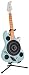 Produktbild Beatfoxx GT-26 TQ Rory Plattenspieler in E-Gitarrenform - Vertikal Retro Vinyl Turntable mit Riemenantrieb - Schallplattenspieler mit Bluetooth & AUX - Set inkl. Gitarrenständer