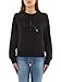 Produktbild Calvin Klein Jeans Damen Flock Monogram Ck Regular Cn Pullover, Nero, S