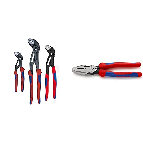 KNIPEX Set 3 Pinzas (7, 10 y 12) y Pinza Lineman 9.5 pulg miniatura 1
