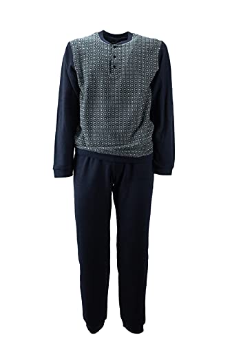 JULIPET Uomo JAL373 CHIETI Pigiama Serafino Tuta