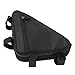 RiToEasysports Bike Triangle Bag Frame Pouch Bike Top Tube Bag Water Zipper Reflective Design with Rainproof Stitching and Quad Hook Straps for Mountain Cycling Accessories
