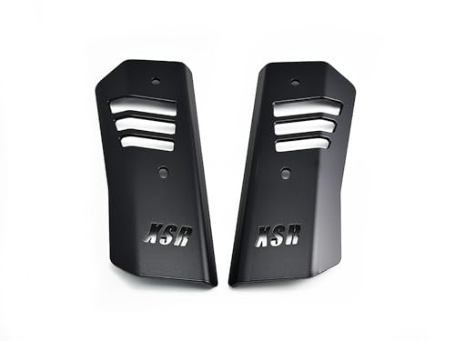 kompatibel mit: Yamaha XSR 900 BJ 2016-18 seitliche Kühlerabdeckung Wasserkühler Kühlergrill Kühlerschutz Kühlergitter Kühlerschutzgitter Kühlerverkleidung Black Logo schwarz