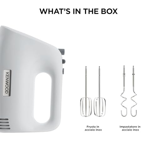 Kenwood HMP30.A0WH Bianco, Sbattitore A 5 Velocità 450W - 7