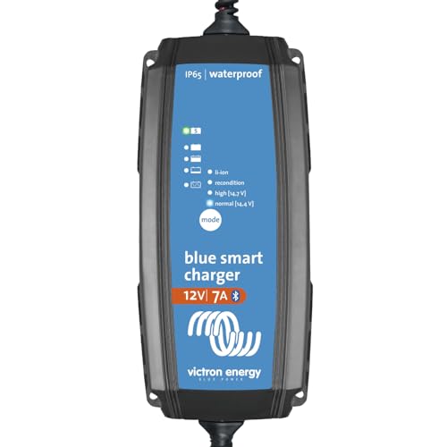 Victron Energy Blue Smart IP65 Smart Car Battery Charger 12V 7A,...