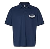 Military Productions US Navy USS Minnesota SSN-783 Submarine Silhouette Polo Shirt Officially Licensed Large