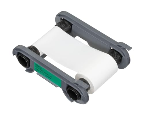Evolis White Monochrome Ribbon - up to 1000 Prints/Roll, W126668418 (to 1000 Prints/Roll)