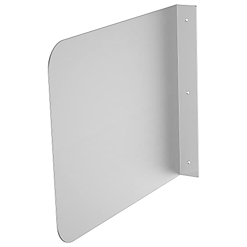 ACE Equipment Stainless Steel Wall Mount Splash Guard for Commercial Restaurant Hand Sink and Compartment Prep Sink, NSF Certified (15" W x 12" H)
