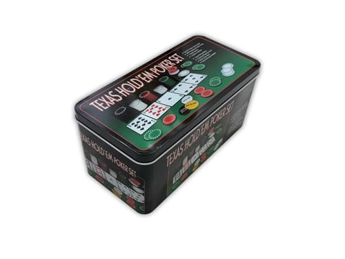 Image of POK3R STUFF INDIA 200 PCS Poker Chip Set - Multicolor Casino Style Chips with Playing Cards & Dealer Button | Professional Poker & Teen Patti Game Kit Poker Chips-Multicolor | Pack of 1