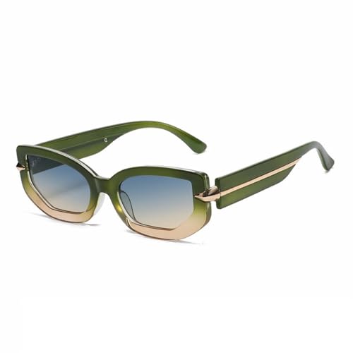 Lunettes de soleil gradient flèche UV400 rétro homme femme tendance 2025