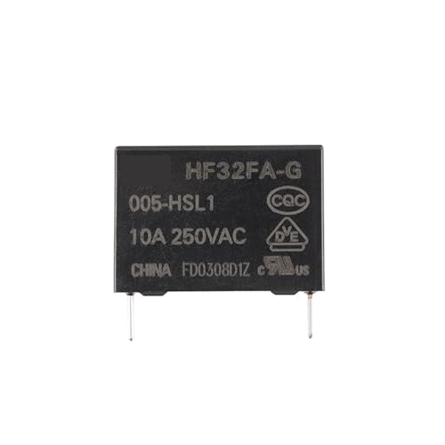 Relé miniatura HF32FA-G 10A 250V con bobina de alta sensibilidad y alta resistencia eléctrica de 4 pines