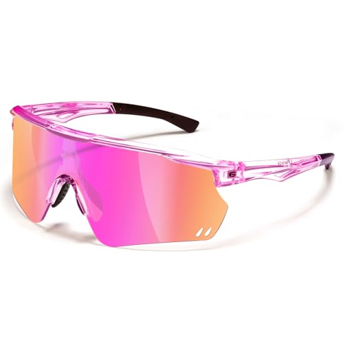 PAIS Sport Sunglasses UV400 Lightweight Semi-rimless for Men Women, Cycling Running Hiking Camping Fishing Outdoor Shades