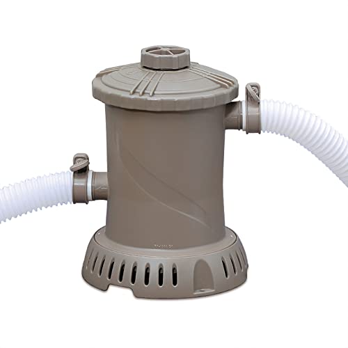 Summer Waves P10012365 Quick Set 12Ft X 36In Outdoor Round Ring Inflatable Above Ground Swimming Pool With Filter Pump And Filter Cartridge, Brown #TOP4