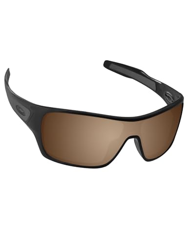 Image of Alphax Dark Brown Non-polarized Replacement Lenses for Oakley Turbine Rotor OO9307 Sunglasses