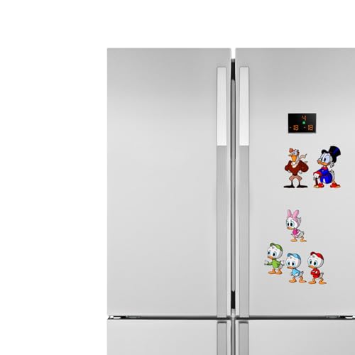 Image of Dia and Tia - Premium Fridge Magnets -Handmade in India for Office, Kitchen, refrigirators, Magnetic Boards -Motivational Quotes, Indian Culture, Gamers, Cute Cartoons, Decor (Cartoon - Ducktales)