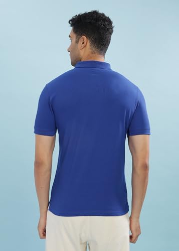 Image of Force NXT Polo Neck T-Shirt for Men Pack of 1 | Regular Fit T-Shirt for Men | Premium Super Combed Rich Cotton Polo Shirt | Men's Ultra Soft Half Sleeve T-Shirt