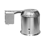 NICOR Lighting 6-Inch IC Rated Line-Voltage Airtight Remodel Housing (17003AR)