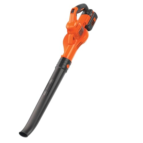 BLACK+DECKER Cordless Leaf Blower, 40V MAX , Leaf Blower Cordless with Battery and Charger, 125 MPH...