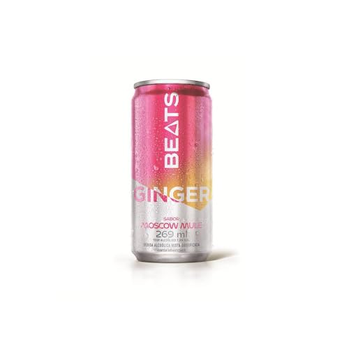 Pack de Drink Pronto Beats Drinks Ginger Sabor Moscow Mule 269ml Lata 8 Unidades