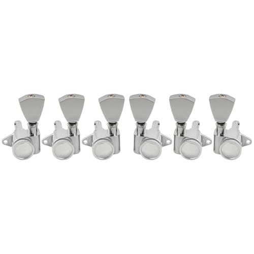 Musiclily Pro R18K 3R3L 18:1 Ratio Full Sealed Locking Machine Heads Tuners Tuning Pegs Keys with...