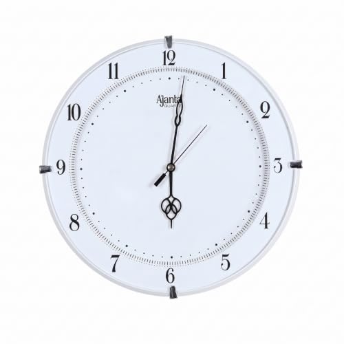 Image of Ajanta 11 Inch Designer Wall Clock Tic TOC Analog Clock for Home