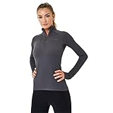 Con cremallera USA Pro Mujer 1/2 Cremallera Funnel Chaqueta Deportiva Carbón Margoso XL
