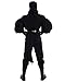 Cosplay.fm Men's Pirate Costume Halloween Outfit Medieval Renaissance Shirt Pants Eye Patch (L, Black)