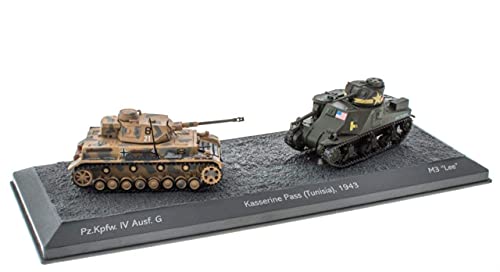 World of Tanks Panzerset Kasserine Panzer IV vs. M3 LEE Fertigmodelle 1:72 Cover