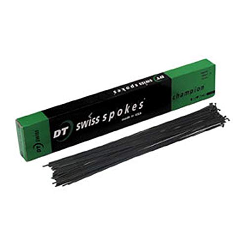 Dt Swiss Dt Champion Bicycle Wheel Spoke - J-Bend, Straightpull - 294Mm, Black - Box Of 20 - Sch023294S0020 #TOP1