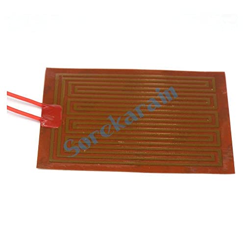 80x100mm 35W 12V DC Flexiable Eeletric Polyimide Film Heater Heating Element for Electrical Wires