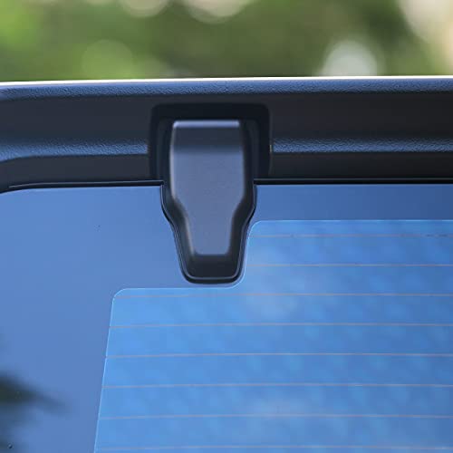 Jvma Rear Window Glass Rain Gutter Deflector, For Jeep Wrangler Jl Jlu Jk Jku 2008-2022 Accessories (3.9Ft) #TOP2