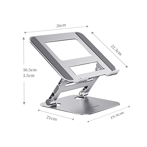 Soporte para computadora portátil para oficina elevada y organizada en el hogar 3