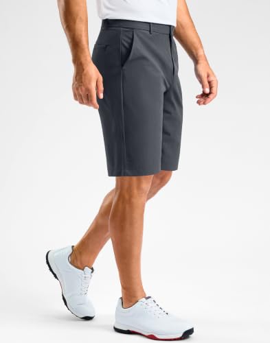Image of Soothfeel Men's Casual Shorts 5 /7 /9 Inch Golf Dress Shorts for Men Flat Front Work Lightweight Quick Dry with 4 Pockets