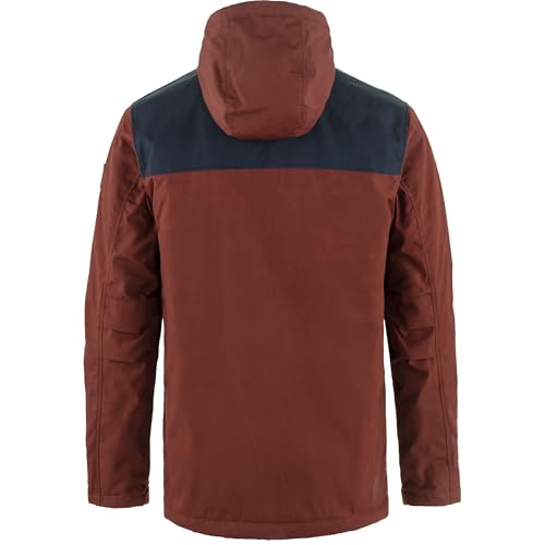 Fjällräven Herren Greenland Winter Jacke, Maroon/Dark Navy, XL