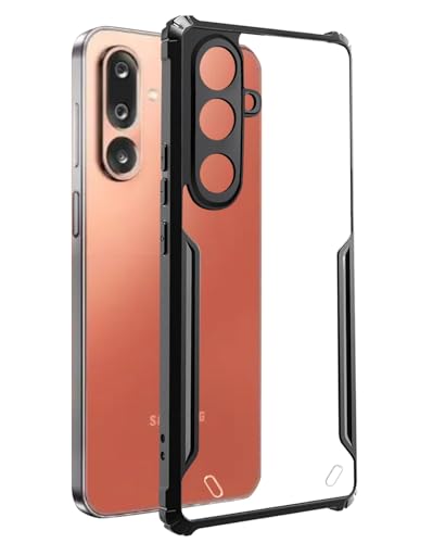 Image of Spazy Case Samsung Galaxy F36 Back Cover | Transparent Crystal Clear Hard PC Back Case with TPU Bumper, Drop Protection Case Cover for Samsung Galaxy F36