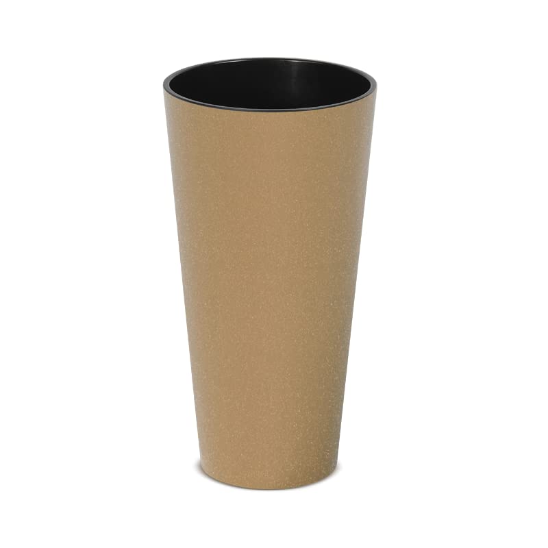 Tubus Slim Eco Wood Eco Friendly Plastic Plant Pot Naturo Large