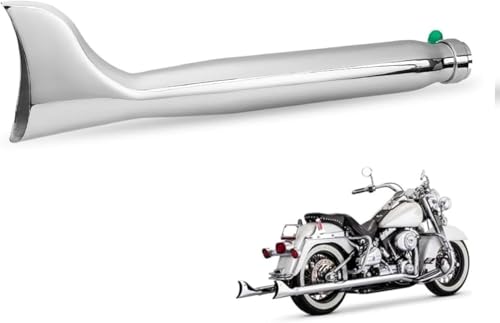バイクマフラーフィッシュテール汎用サイレンサースリップオンスリップオンマフラーサイレンサー付き差込内径35-45mm4サイズインタ?フェ?ス全長560mmスライディングブラケット付きオートバイ排気パイプ改装ステンレス鋼右 (右)