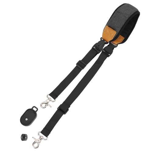 Image of Jiawu Stabilizer Shoulder Strap, CNC Aluminum Alloy Base Triangle Support Weight Reducing Shoulder Strap, Aluminum Alloy Camera with Adjustable Padded Comfort for RS 3 RS 4