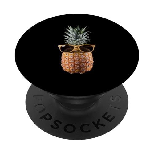 Camiseta De Piña con Gafas De Sol, Disfraz Divertido De PopSockets PopGrip Adhesivo