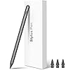 HATOKU Pencil 2nd Generation Wireless Charging, Pencil for iPad with Tilt & Palm Rejection, Magnetic Stylus Pen Compatible with ipad Air 3/4/5, ipad Mini 5/6, ipad 6/7/8/9/10, ipad Pro 11/12.9 (Black)