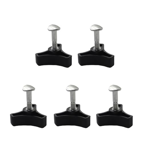 Perilla manija triangular de 5 piezas con tuercas y pernos para cortacésped 2