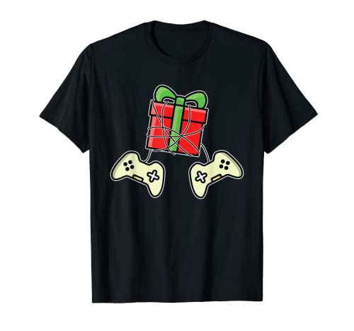 Controlador de Videojuego de Navidad Gaming X-Mas Gamer Camiseta