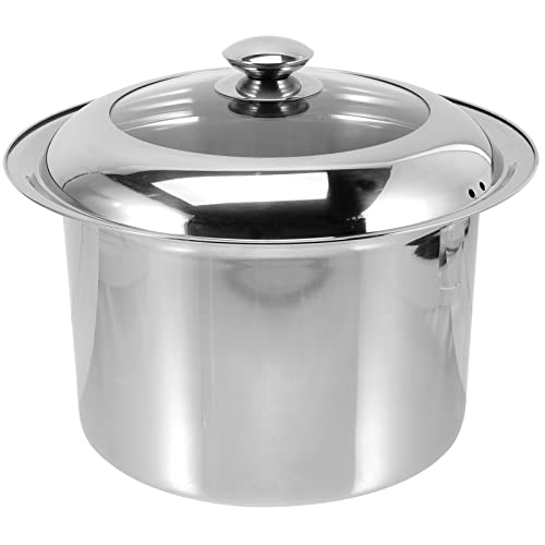 SEWOART Ergonomic Design Stainless Steel Chamber Pot Cover for Home Hospital Elderly Boys and Girls